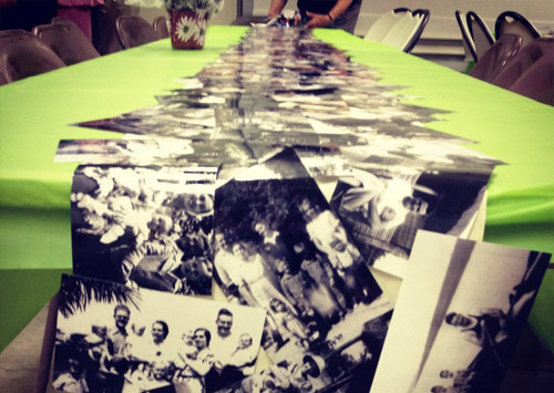 дорожка из памятных фото